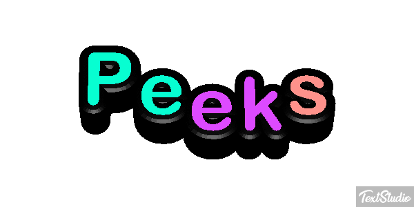 Peeks Efekt tekstowy