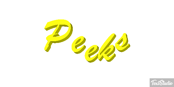 Peeks Efekt tekstowy