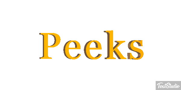 Peeks Efekt tekstowy