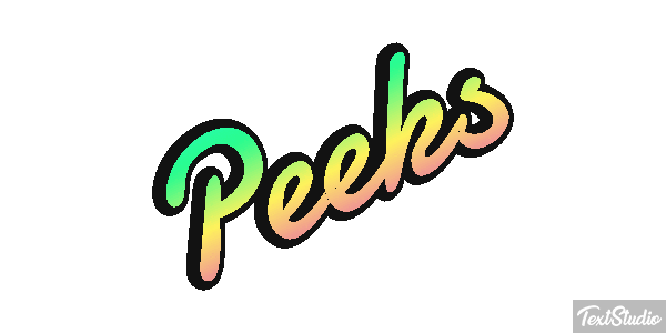 Peeks Efekt tekstowy