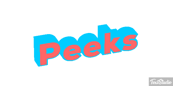Peeks Efekt tekstowy
