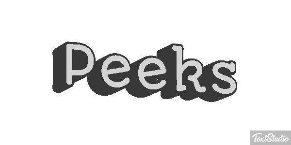 Peeks Efekt tekstowy