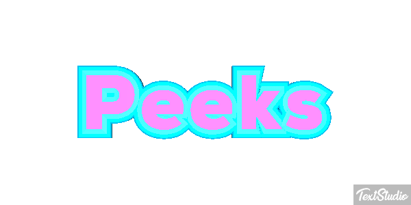 Peeks Efekt tekstowy