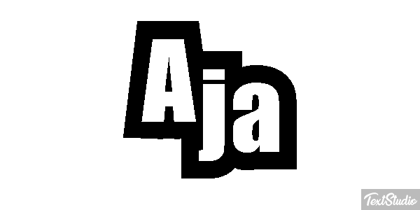 Aja Text effect