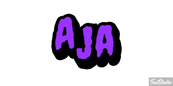Aja Text effect