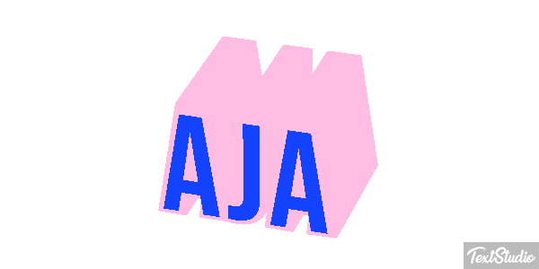 Aja Text effect