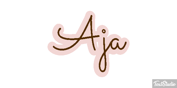 Aja Text effect