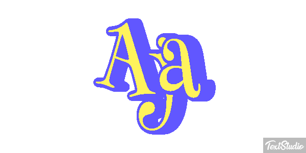 Aja Text effect