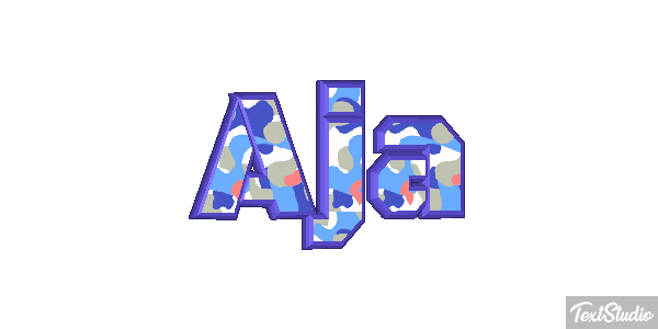 Aja Text effect