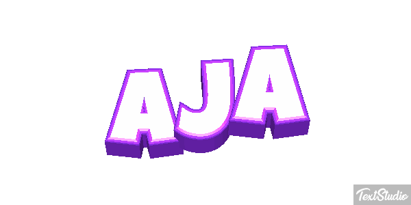 Aja Text effect