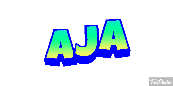 Aja Text effect