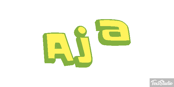 Aja Text effect