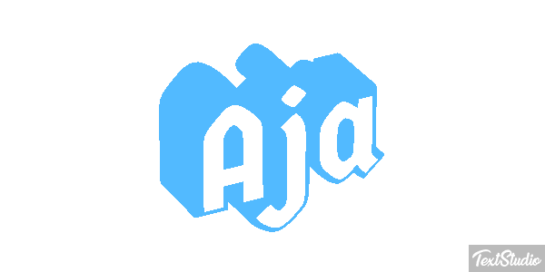 Aja Text effect