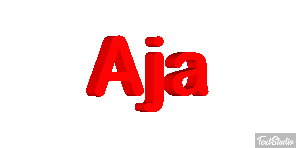 Aja Text effect