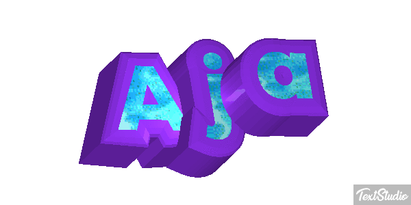 Aja Text effect