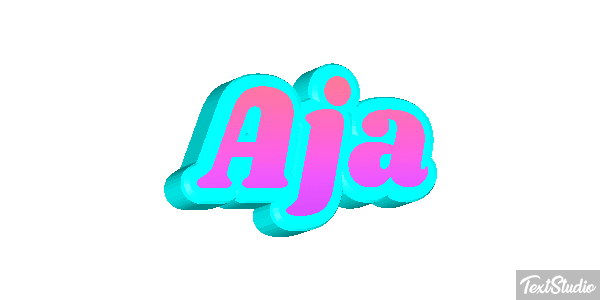 Aja Text effect