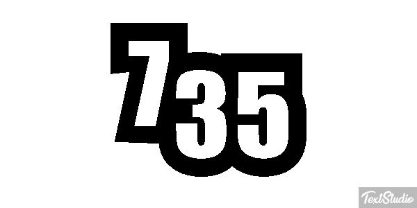 735 Tekst effect