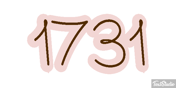 1731 Texteffekt