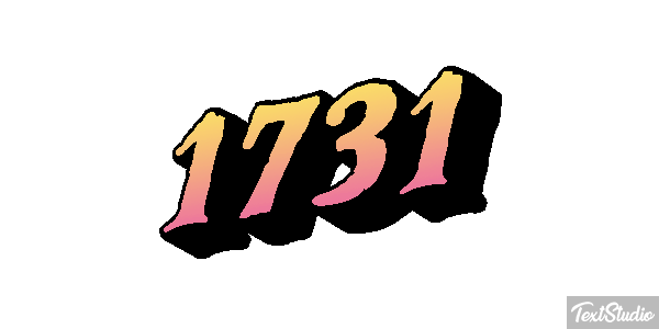 1731 Texteffekt
