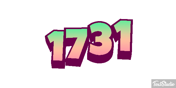 1731 Texteffekt