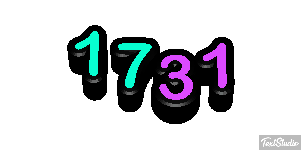 1731 Texteffekt