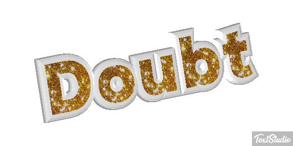 Doubt Текстовый эффект