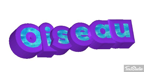 Oiseau Effet de texte
