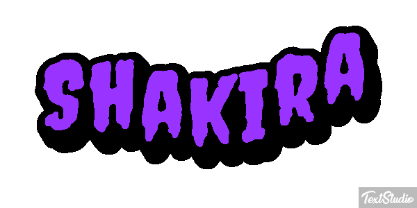 Shakira Efecto de texto