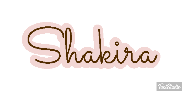 Shakira Efecto de texto