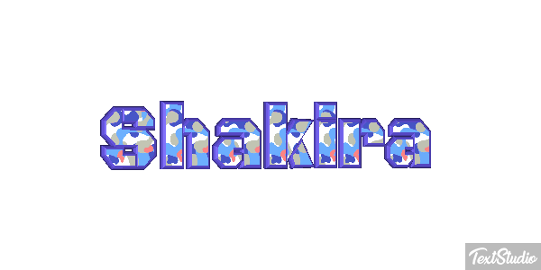 Shakira Efecto de texto