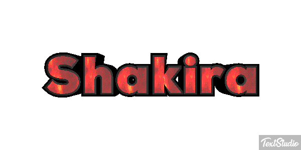 Shakira Efecto de texto