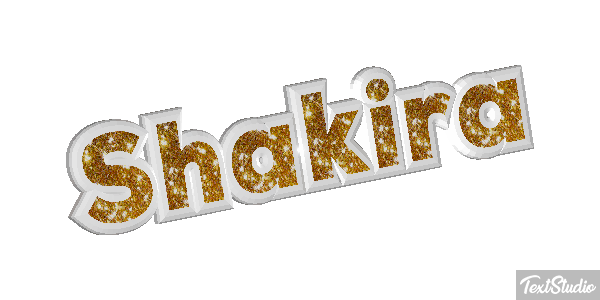 Shakira Efecto de texto