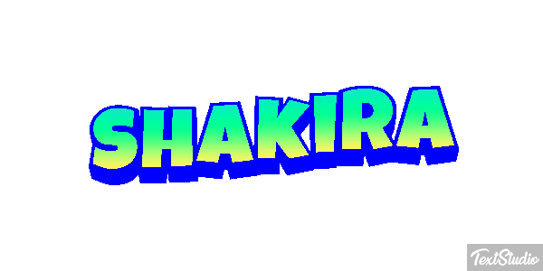 Shakira Efecto de texto