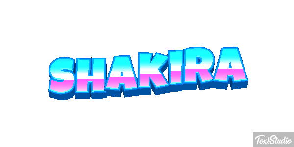 Shakira Efecto de texto