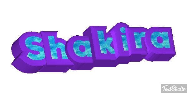 Shakira Efecto de texto