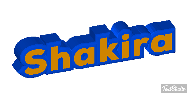 Shakira Efecto de texto