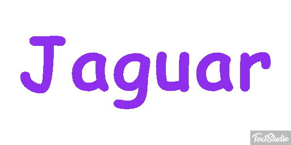 Jaguar Effetto testo