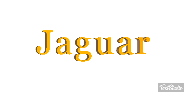 Jaguar Effetto testo