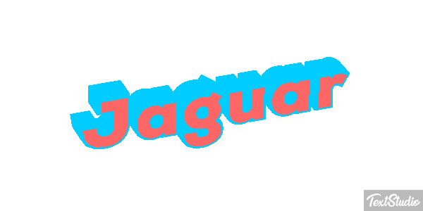 Jaguar Effetto testo