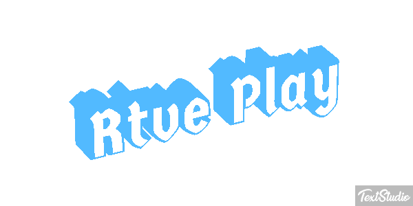 Rtve Play Text effect