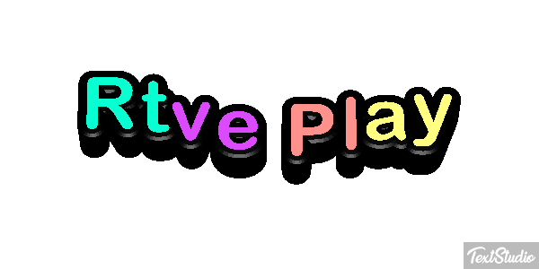 Rtve Play Text effect