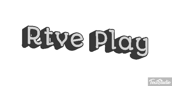 Rtve Play Text effect