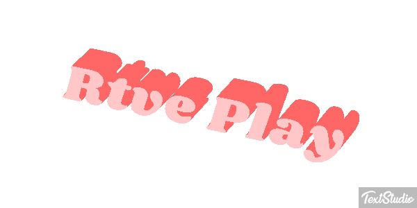 Rtve Play Text effect