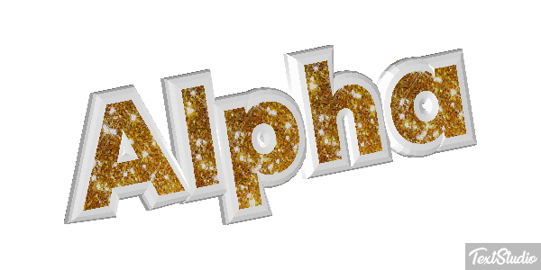Alpha Text effect