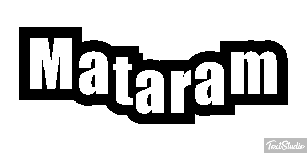 Mataram Texteffekt