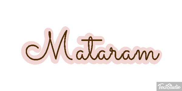 Mataram Texteffekt