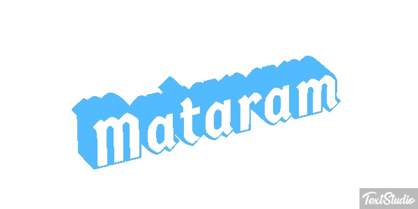 Mataram Texteffekt