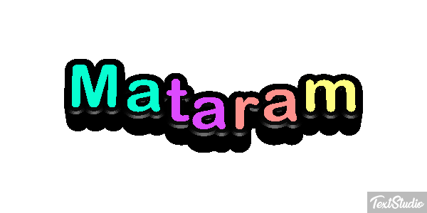 Mataram Texteffekt