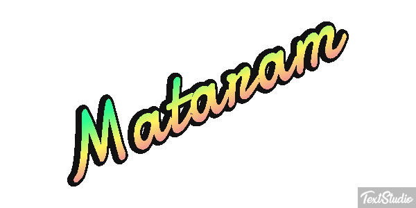 Mataram Texteffekt