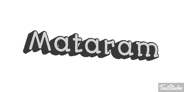 Mataram Texteffekt